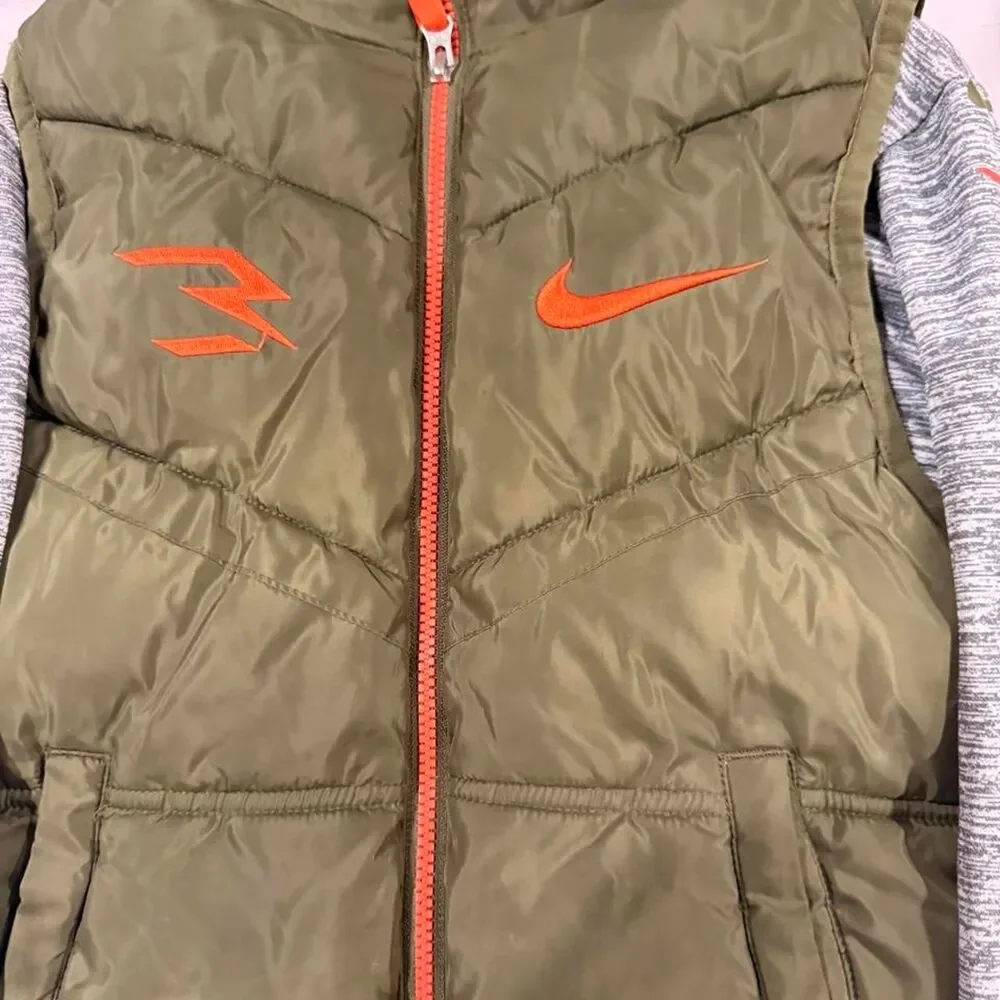 Nike Khaki and Green Jacket